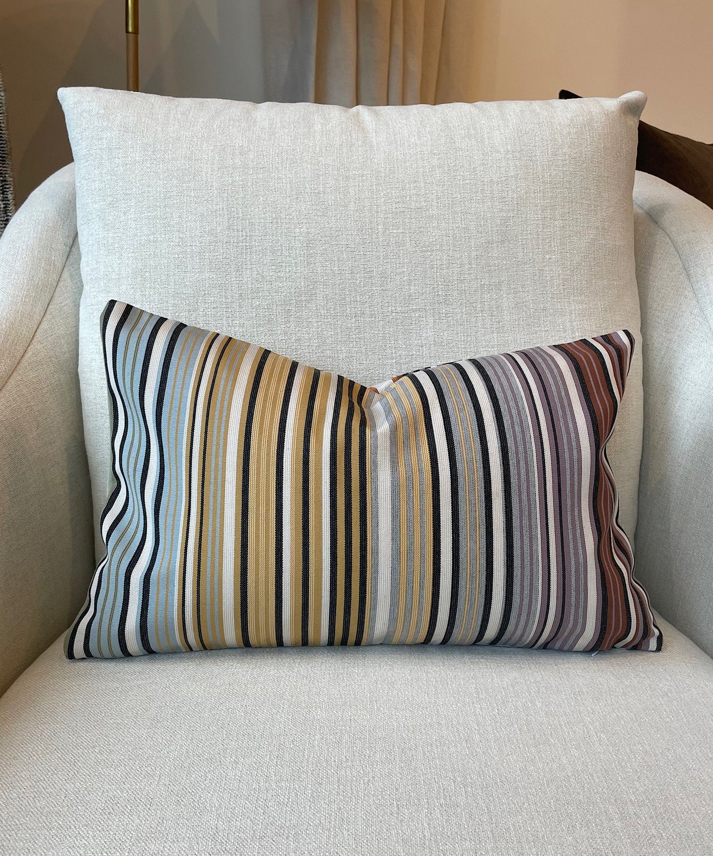 Missoni Multi-Colour Striped Pillow Cover - Stephenson House