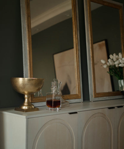 Pedestal Bowl, Antique Brass - Stephenson House