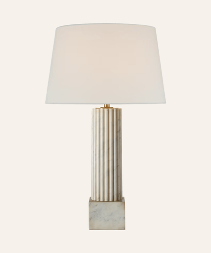Reeve 29" Table Lamp - Vintage Carrara - Stephenson House