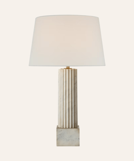 Reeve 29" Table Lamp - Vintage Carrara - Stephenson House
