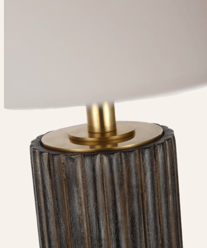 Reeve 29" Table Lamp - Vintage Walnut and Ebonized Oak - Stephenson House