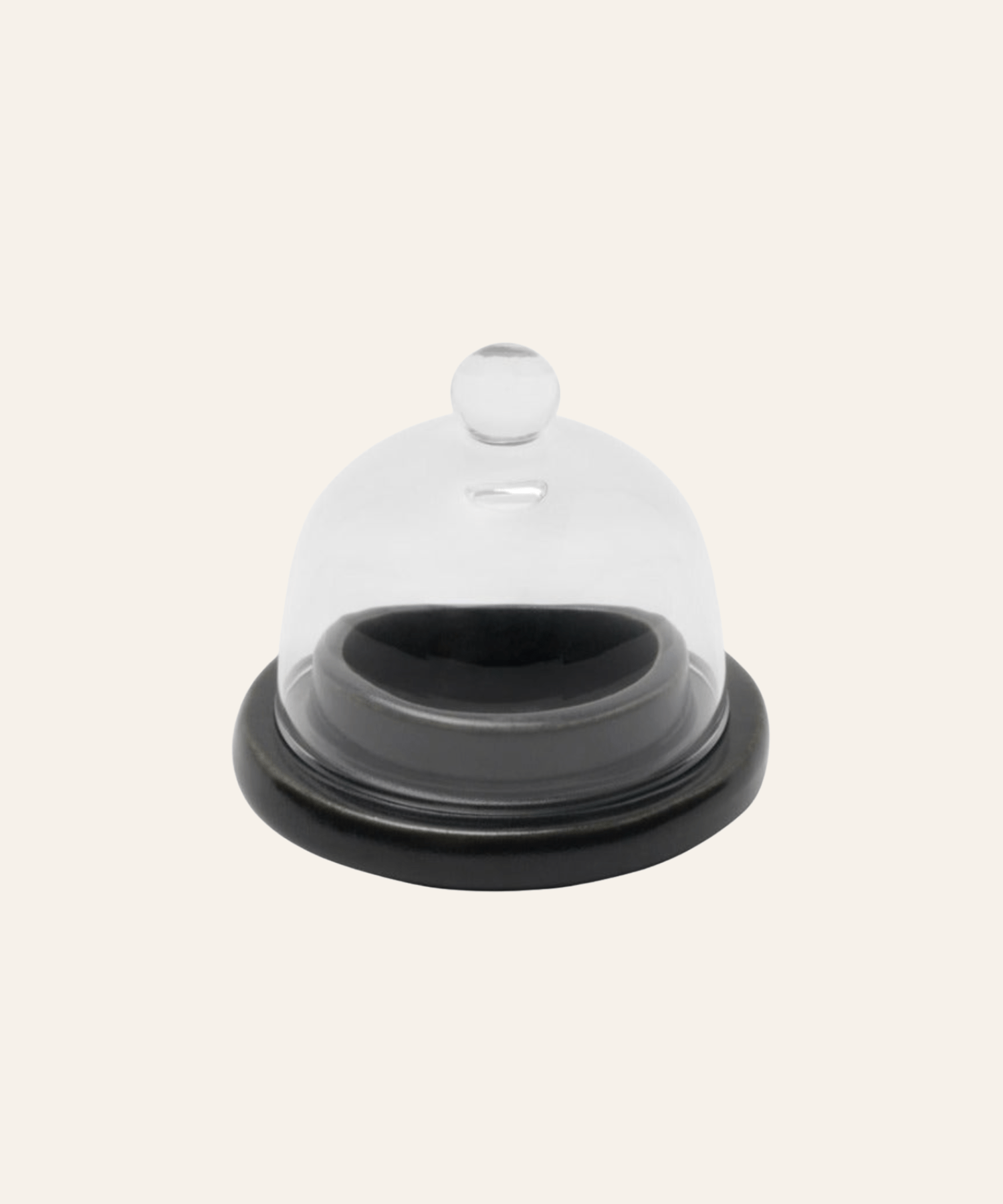 Round Butter Dish - Black - Stephenson House