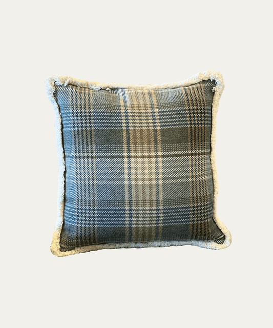 Skye Plaid & Fringe Pillow - Stephenson House