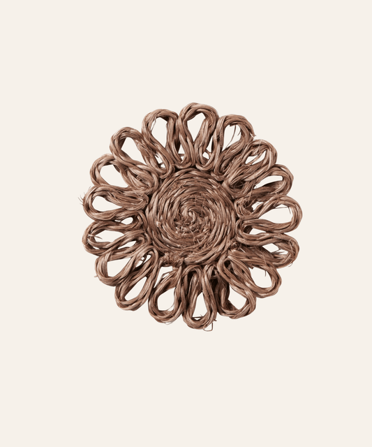 Teigan Brown Floral Coaster - Set of 4 - Stephenson House