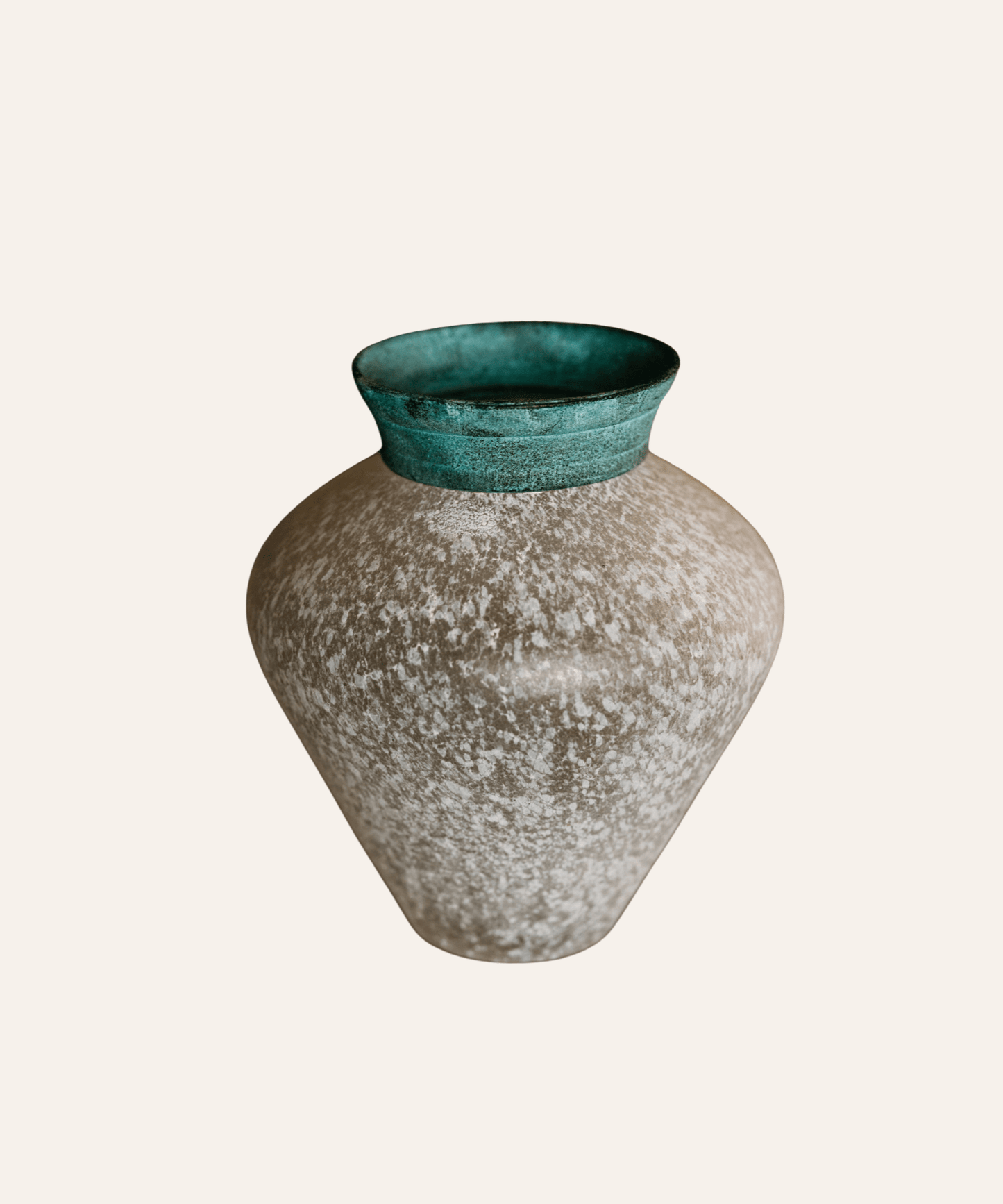 Vintage Scavo Bronze Trimmed Vase, Italy - Stephenson House