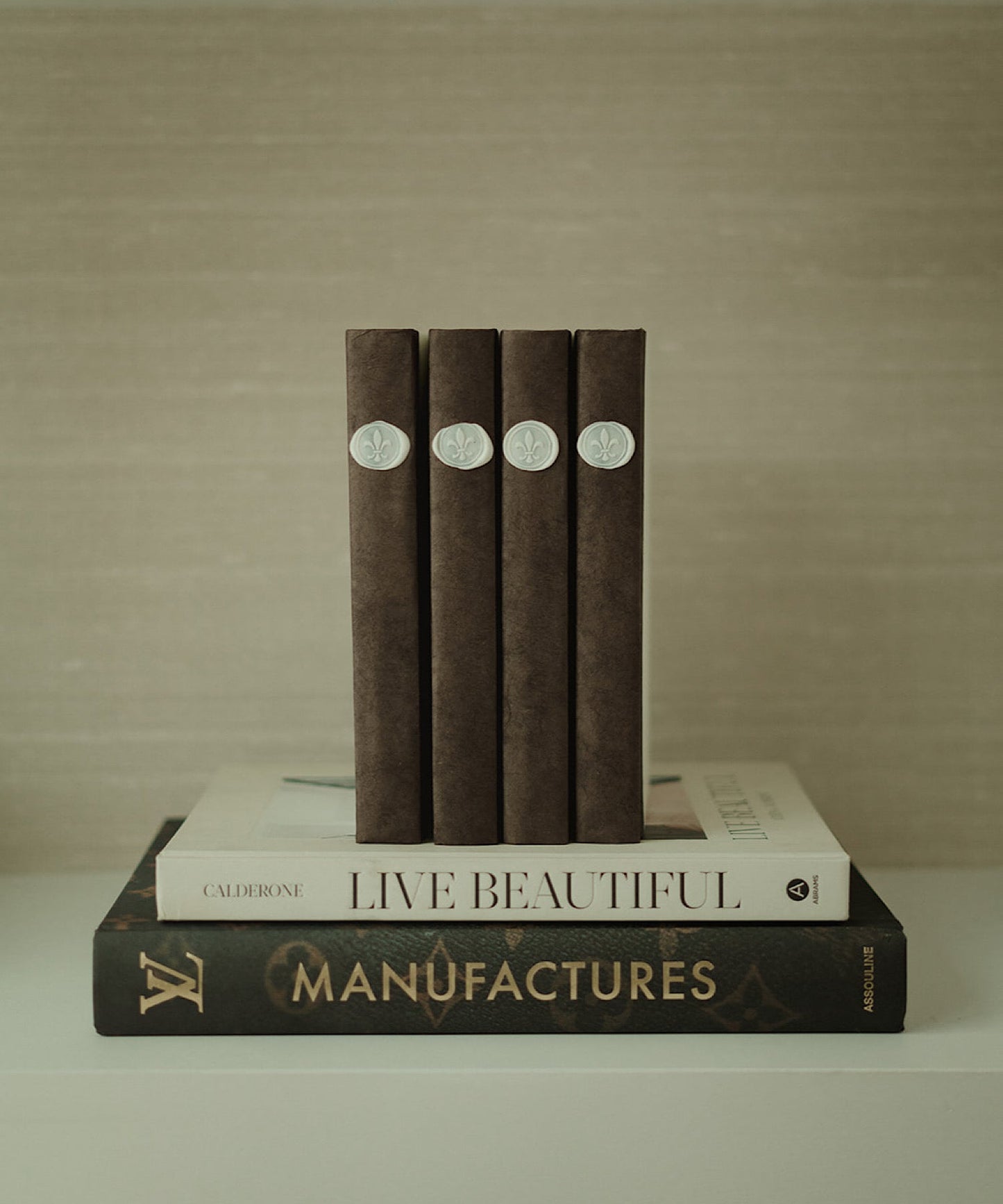 Wax Seal on Brown, Book - Stephenson House