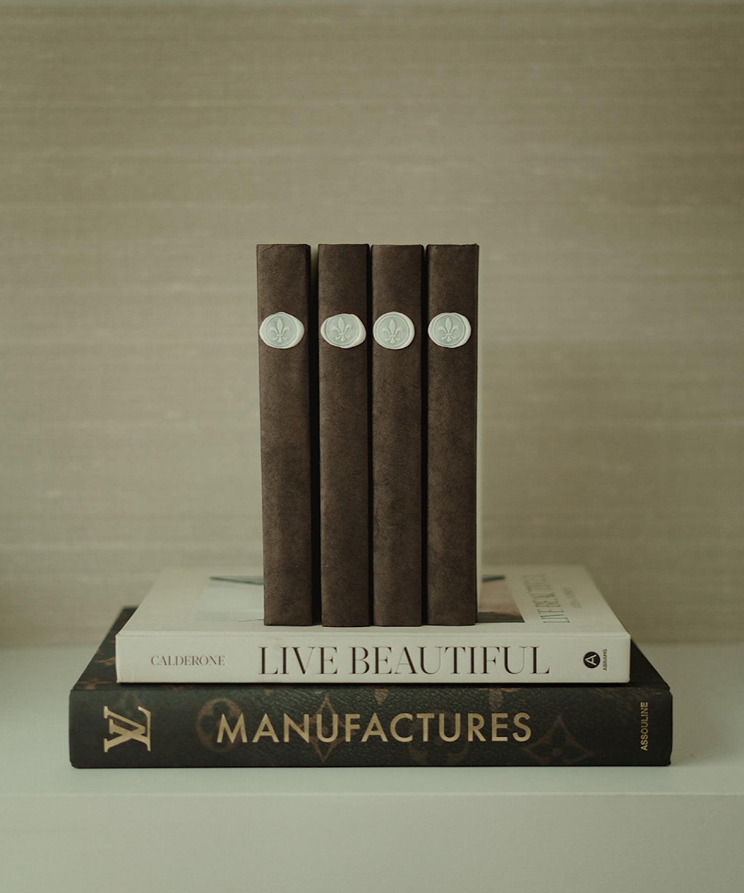 Wax Seal on Brown, Book - Stephenson House