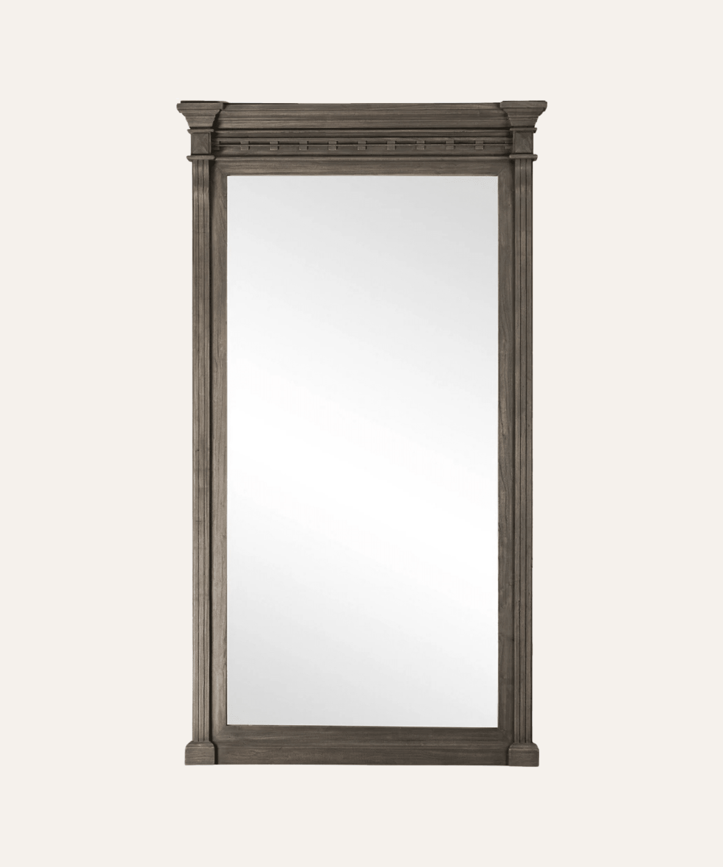 Weathered Elm Floor Mirror - Stephenson House