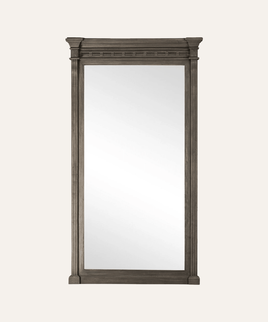 Weathered Elm Floor Mirror - Stephenson House