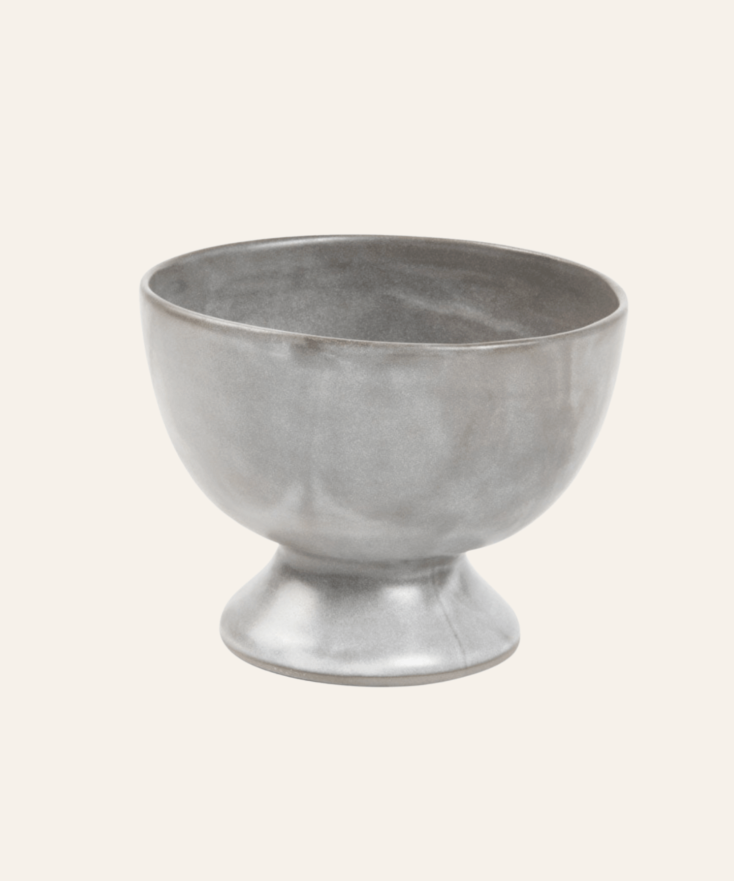 Wilson Footed Serving Bowl - Cement Glaze (Medium) - Stephenson House