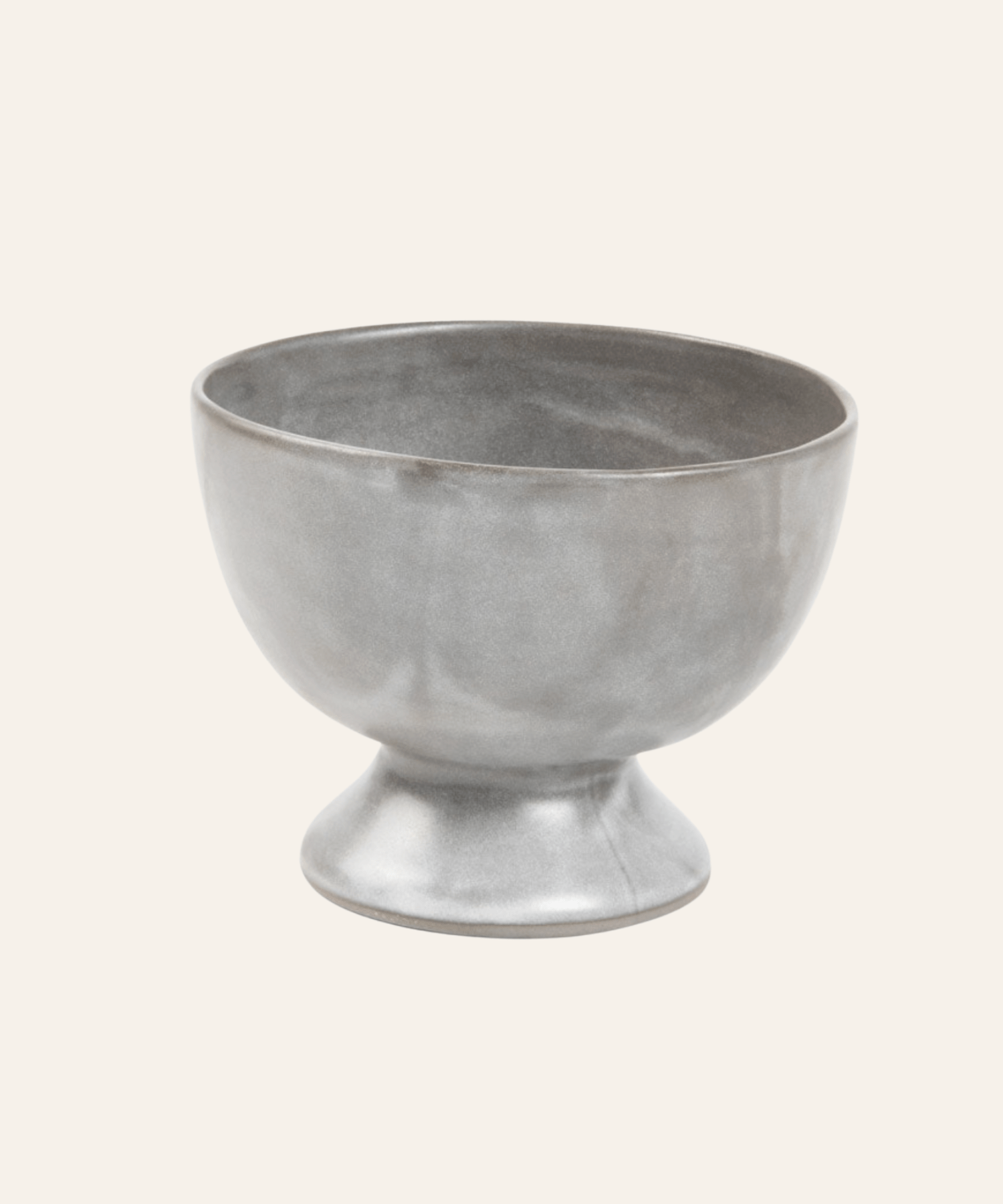 Wilson Footed Serving Bowl - Cement Glaze (Medium) - Stephenson House