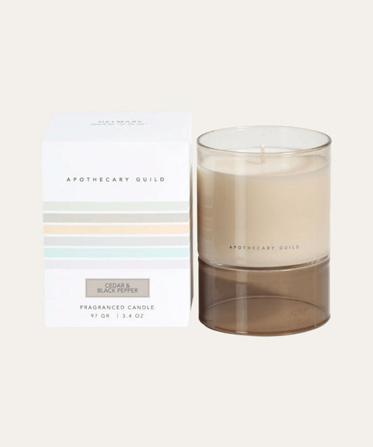 Apothecary Guild Delmar Candle, Cedar & Black Pepper - Stephenson House