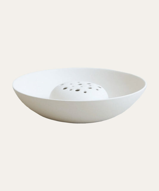 Ceramic Flower Frog Bowl - Stephenson House