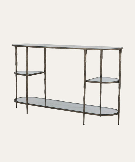 Console Table, Antique Nickel - Stephenson House