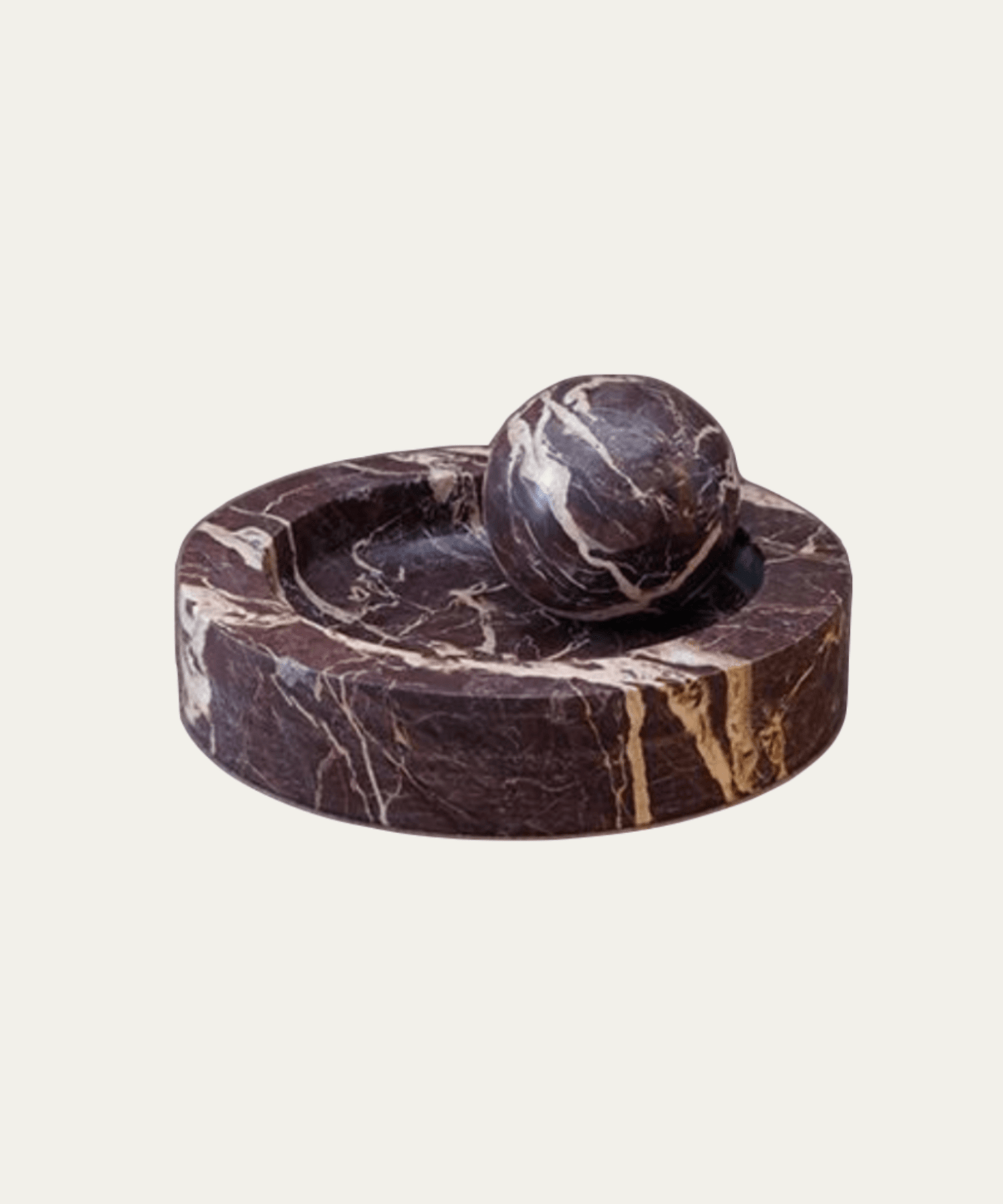 Crimson Sphere & Marble Bowl - Stephenson House