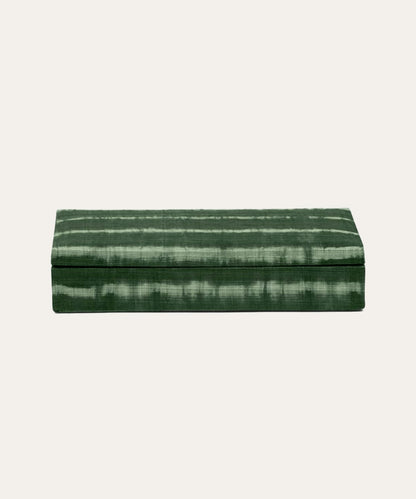 Maili Tie Dye Box, Green - Stephenson House