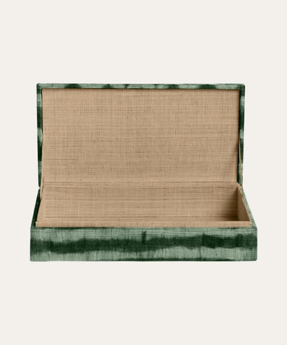 Maili Tie Dye Box, Green - Stephenson House