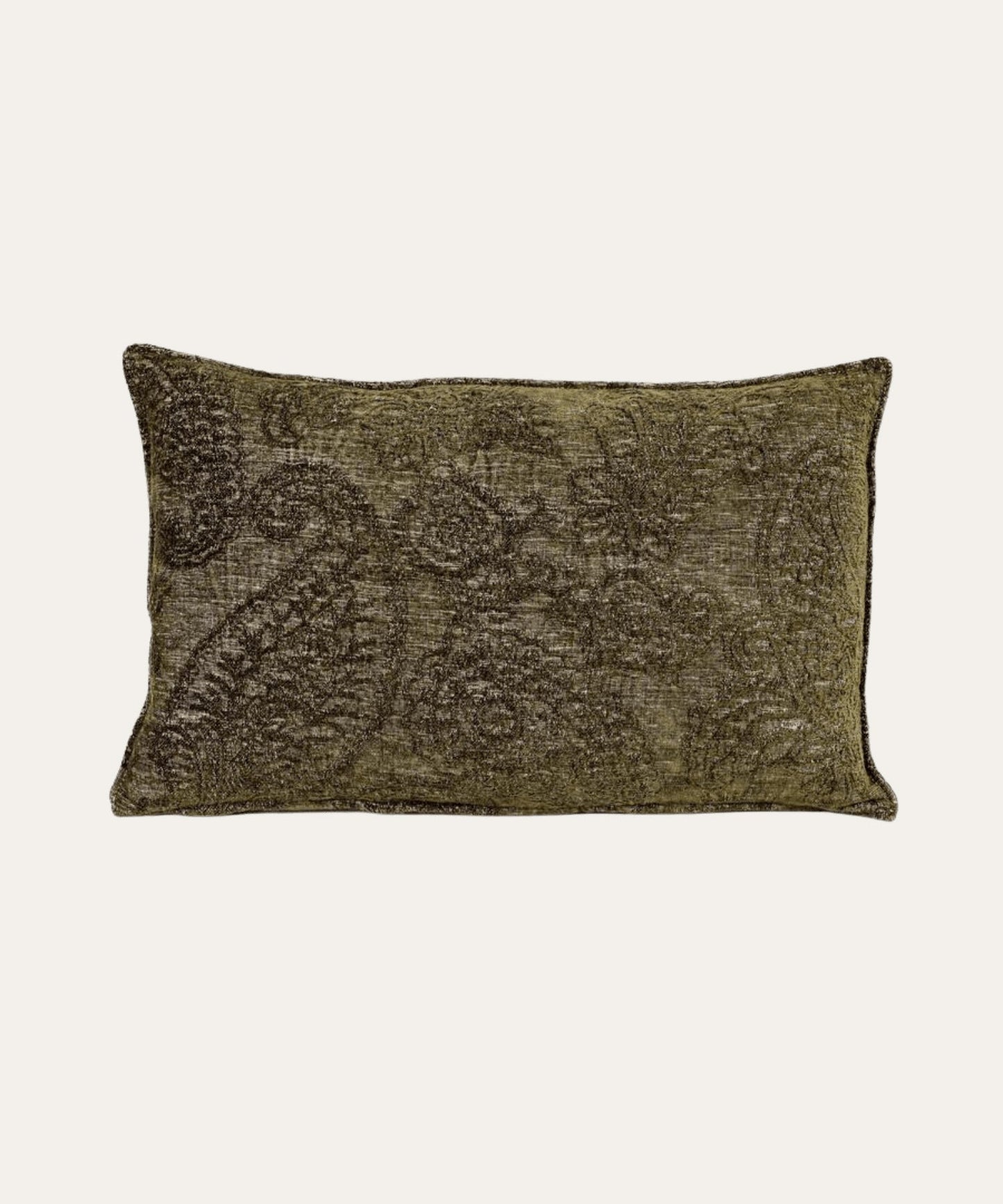 Savery Pillow, Olive - Stephenson House